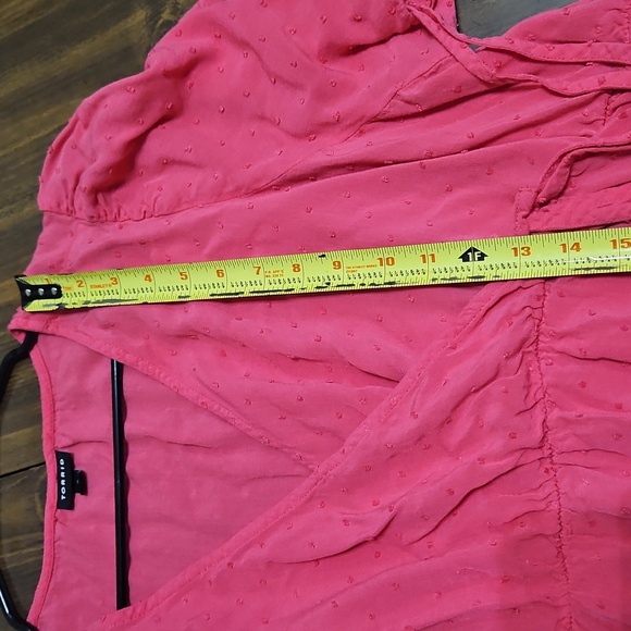 Torrid Pink Midi Sundress V-Neck Short Sleeve - Picture 6 of 11